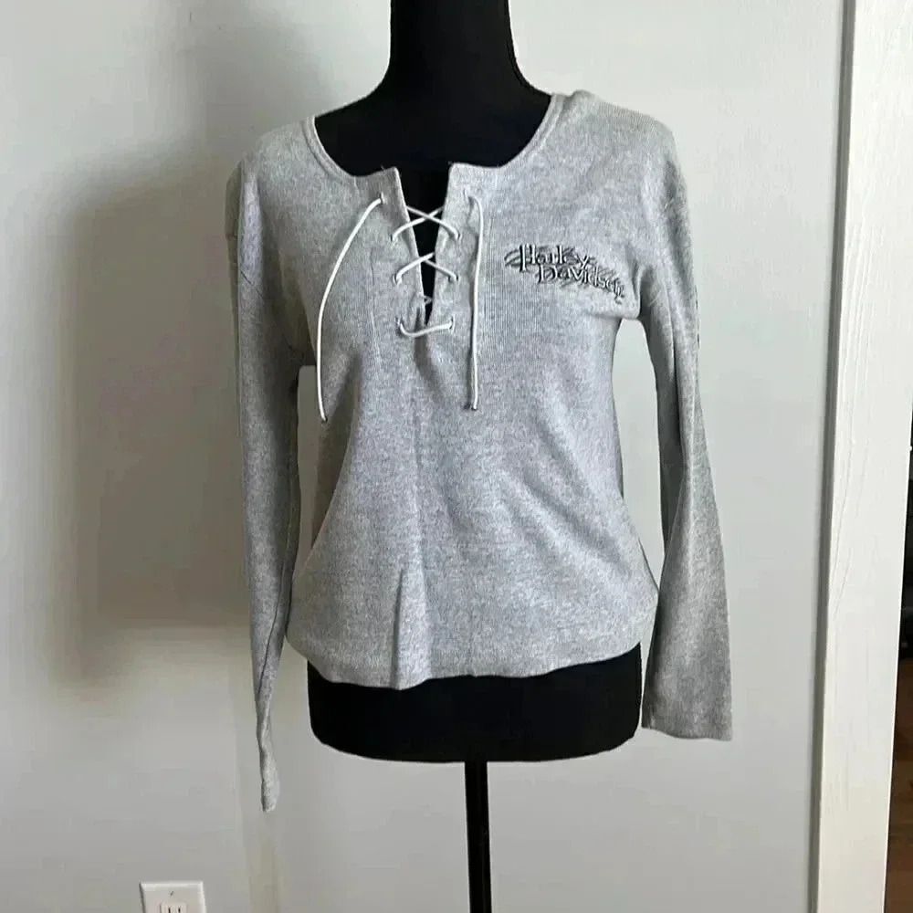 Long Sleeve Harley Davidson women’s v neck Charleston SC